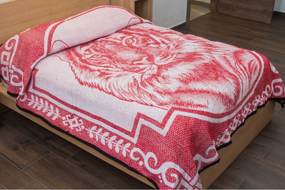 Colcha Cobertor Cabeza de Tigre