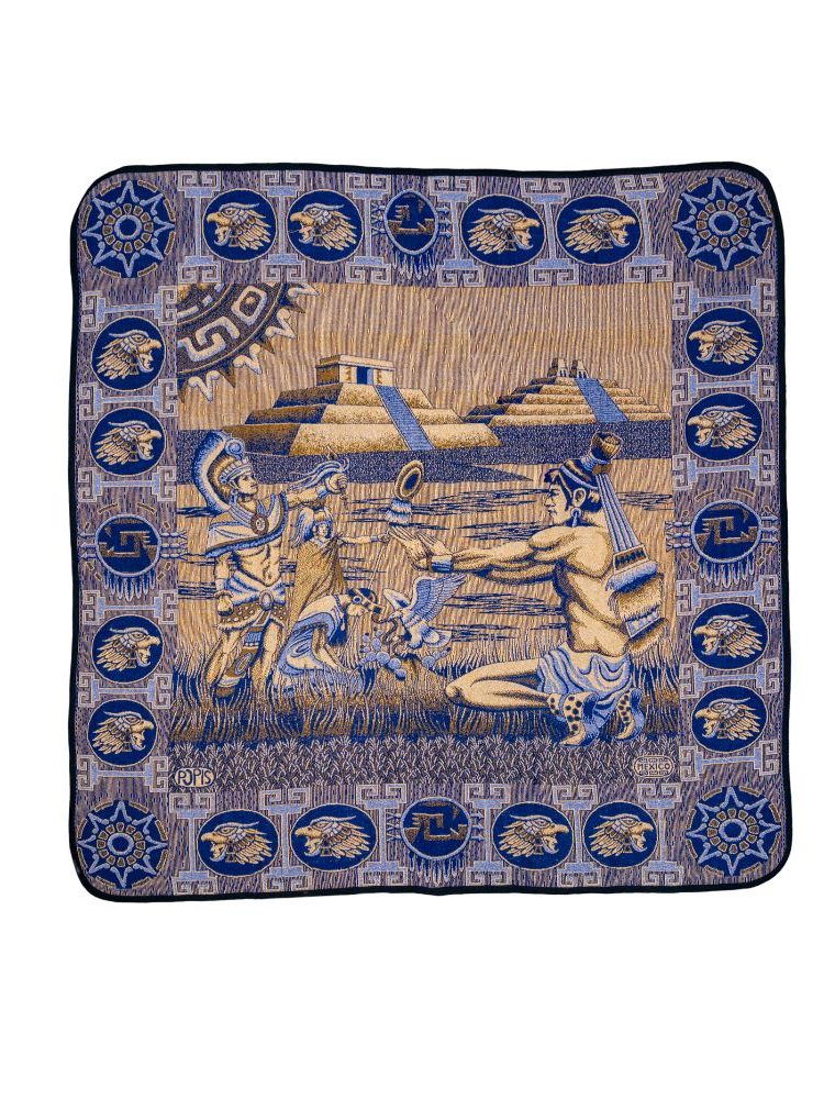 Colcha Polar Azteca Tenochtitlan - Imagen 3
