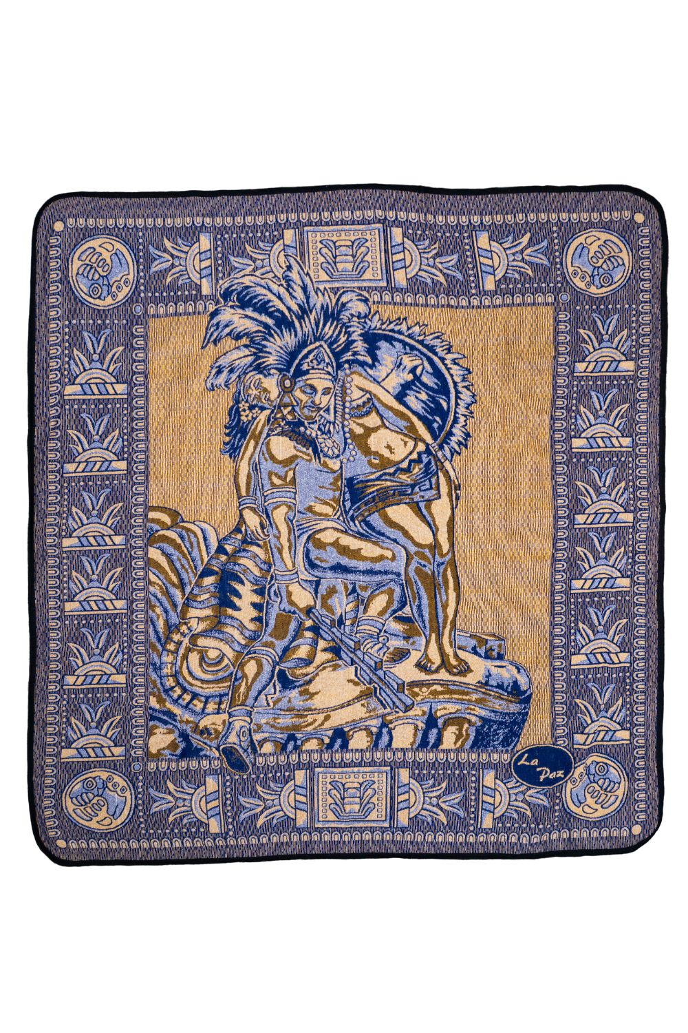 Colcha Polar Azteca Mujer Dormida - Imagen 3