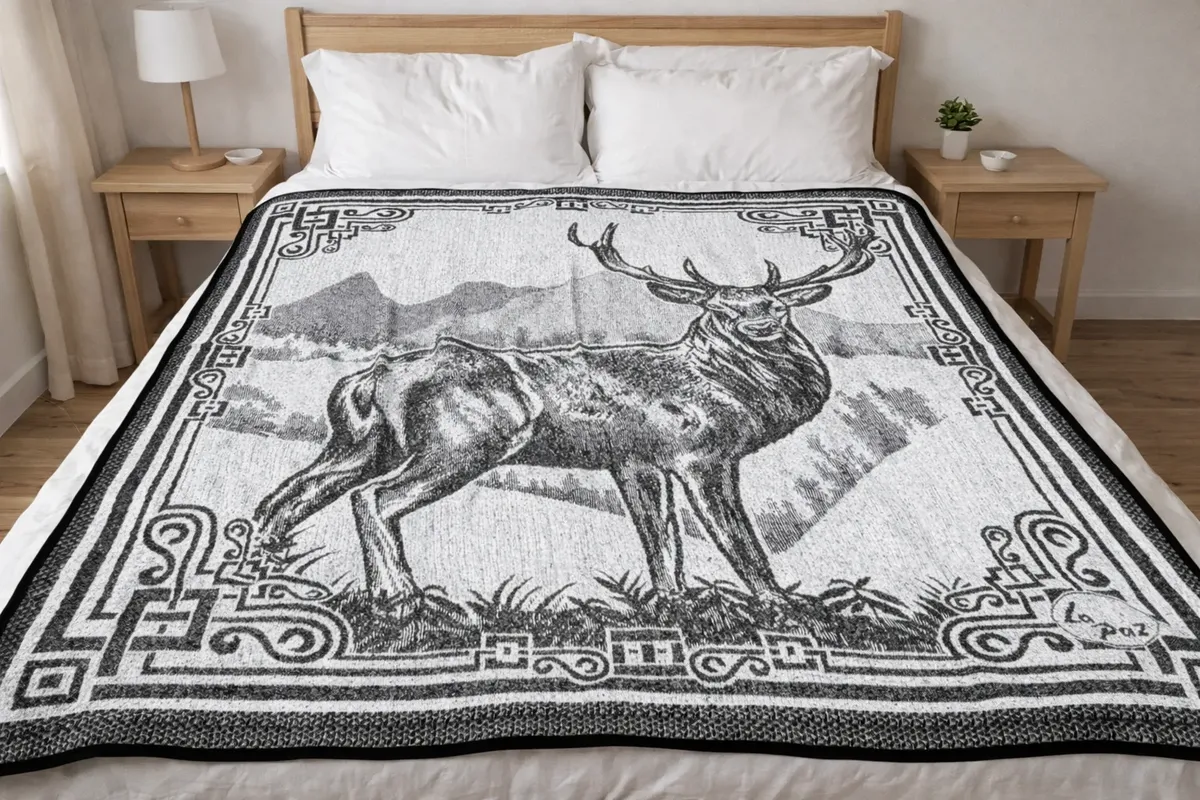 Colcha Cobertor Venado
