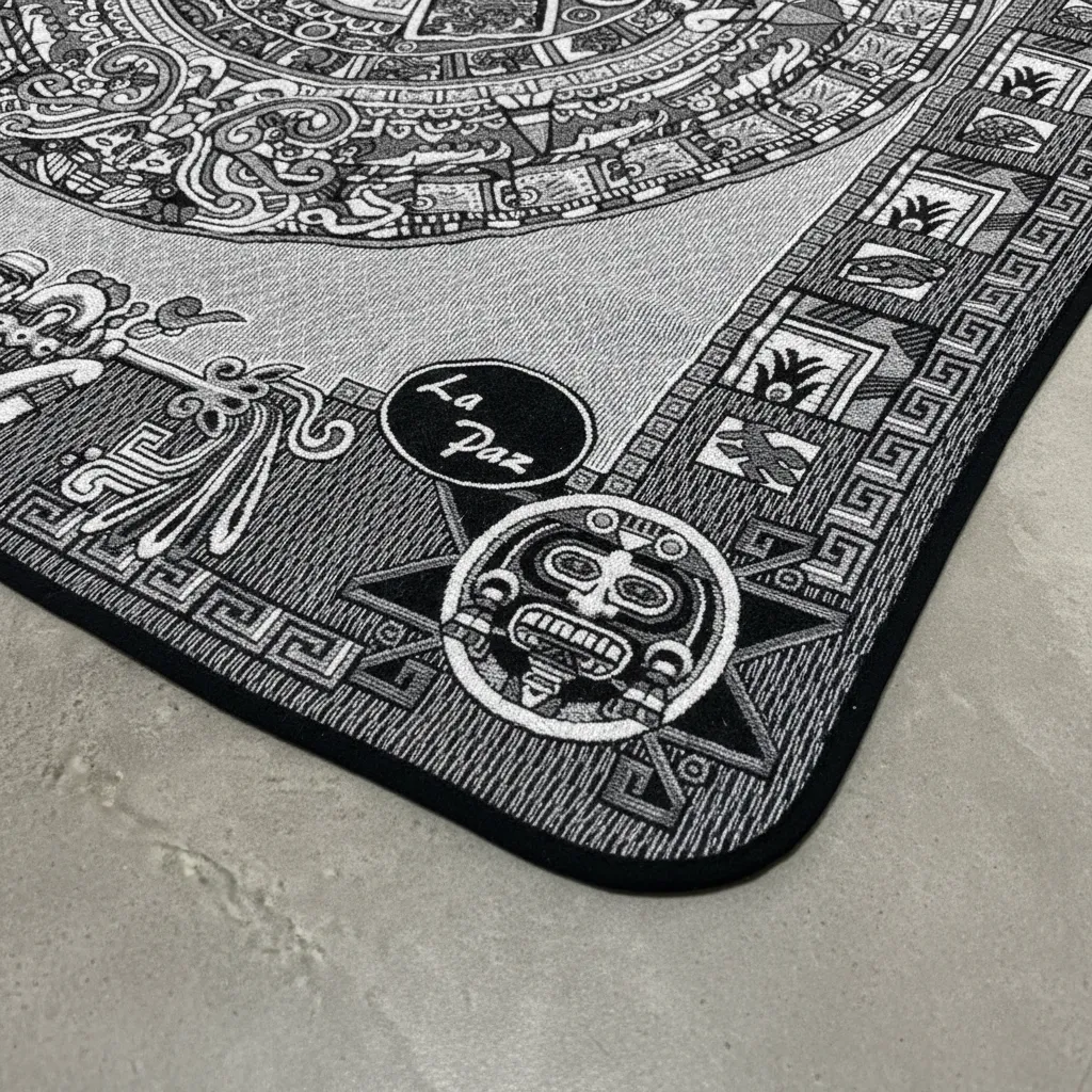 Colcha Polar Azteca Calendario Azteca - Imagen 10