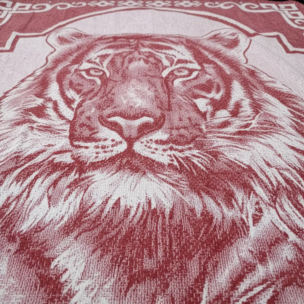 Colcha Cobertor Cabeza de Tigre - Imagen 12